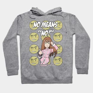 No Means No with Fancy Nancy Hoodie